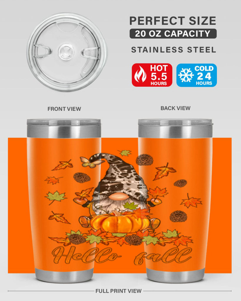 FallGnomeHelloAutumn 150#- fall- Tumbler