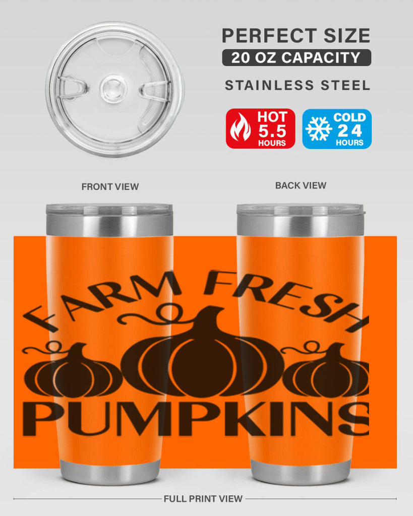Farm Fresh Pumpkins 176#- fall- Tumbler