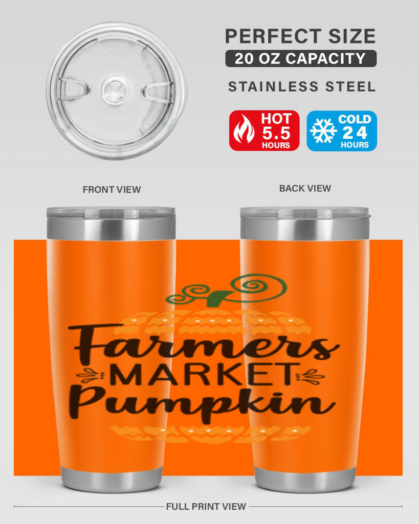 Farmersmarketpumpkin 179#- fall- Tumbler