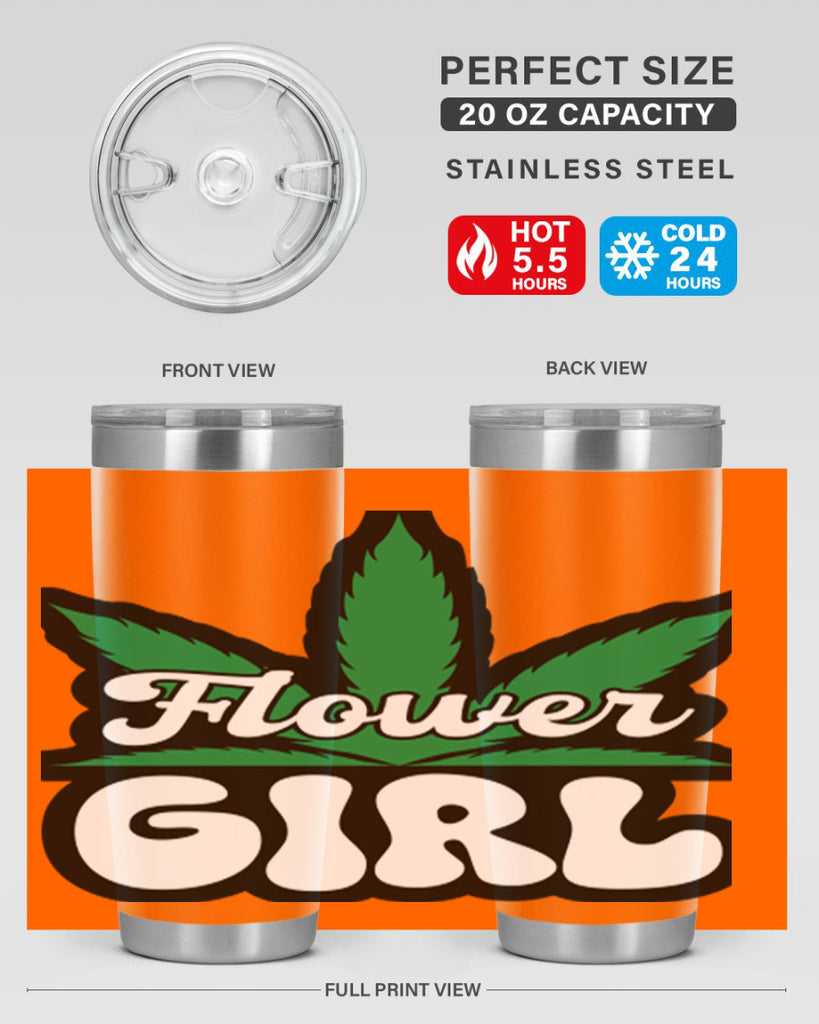 Flower girl 85#- marijuana- Tumbler