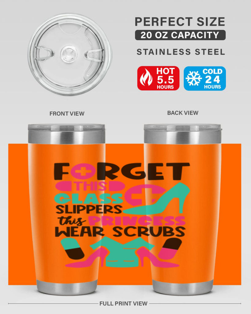 Forget This Glass Slippers This Princess Wear Scrubs Style Style 185#- nurse- tumbler