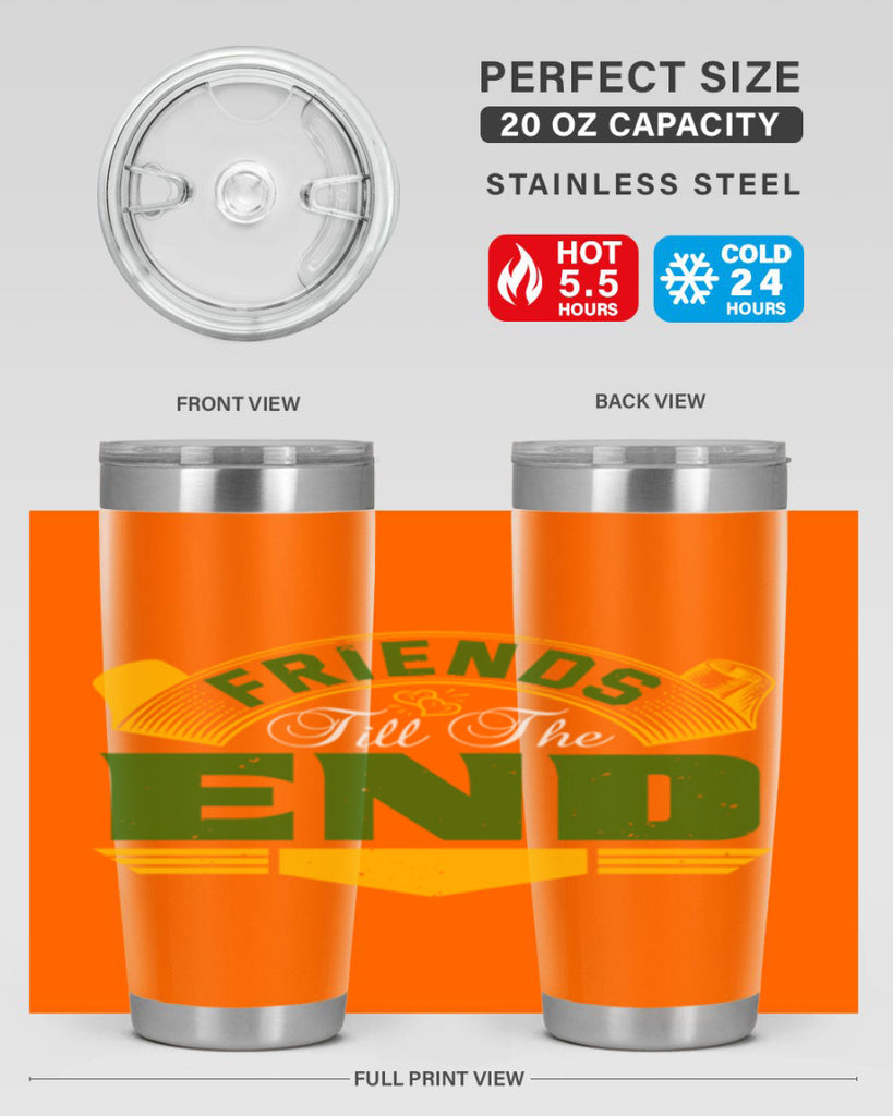 Friends ‘till the end Style 108#- Best Friend- Tumbler