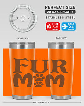 Fur Mom Style 88#- dog- Tumbler