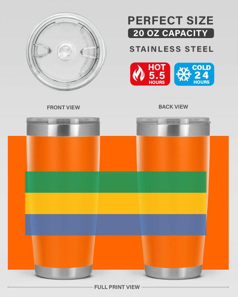 Gabon 136#- world flags- Tumbler