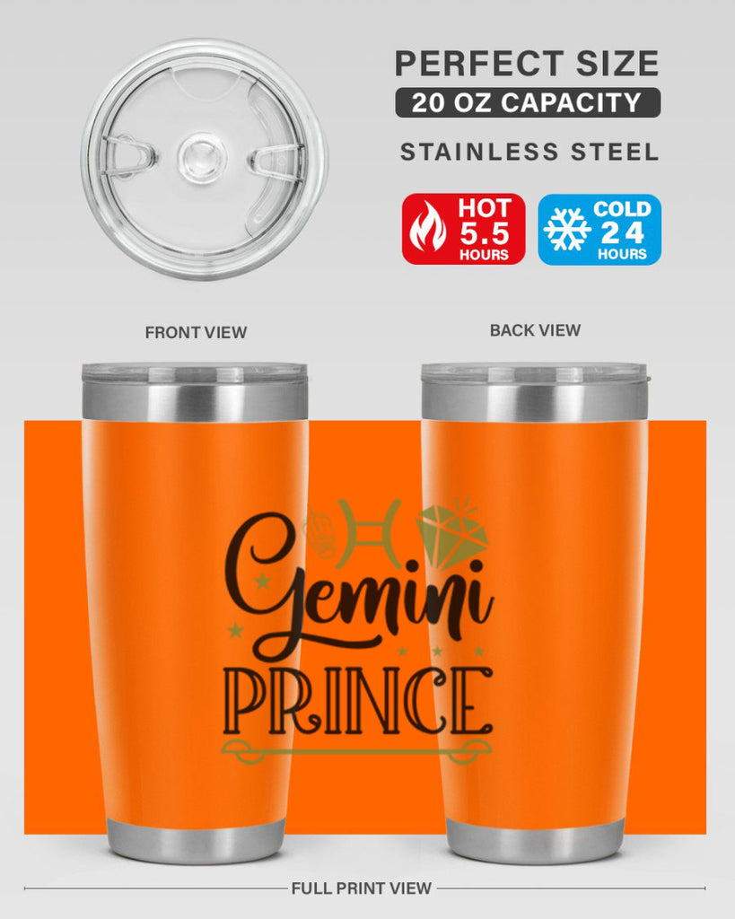 Gemini prince 229#- zodiac- Tumbler