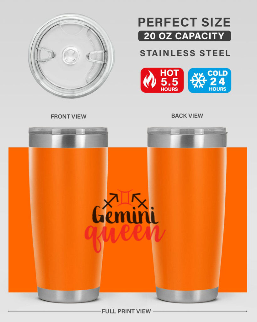 Gemini queen 215#- zodiac- Tumbler