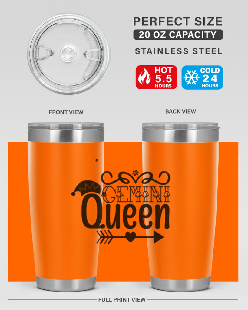 Gemini queen 230#- zodiac- Tumbler