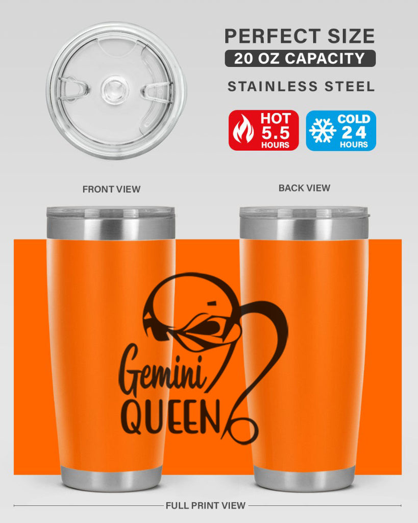 Gemini queen 231#- zodiac- Tumbler