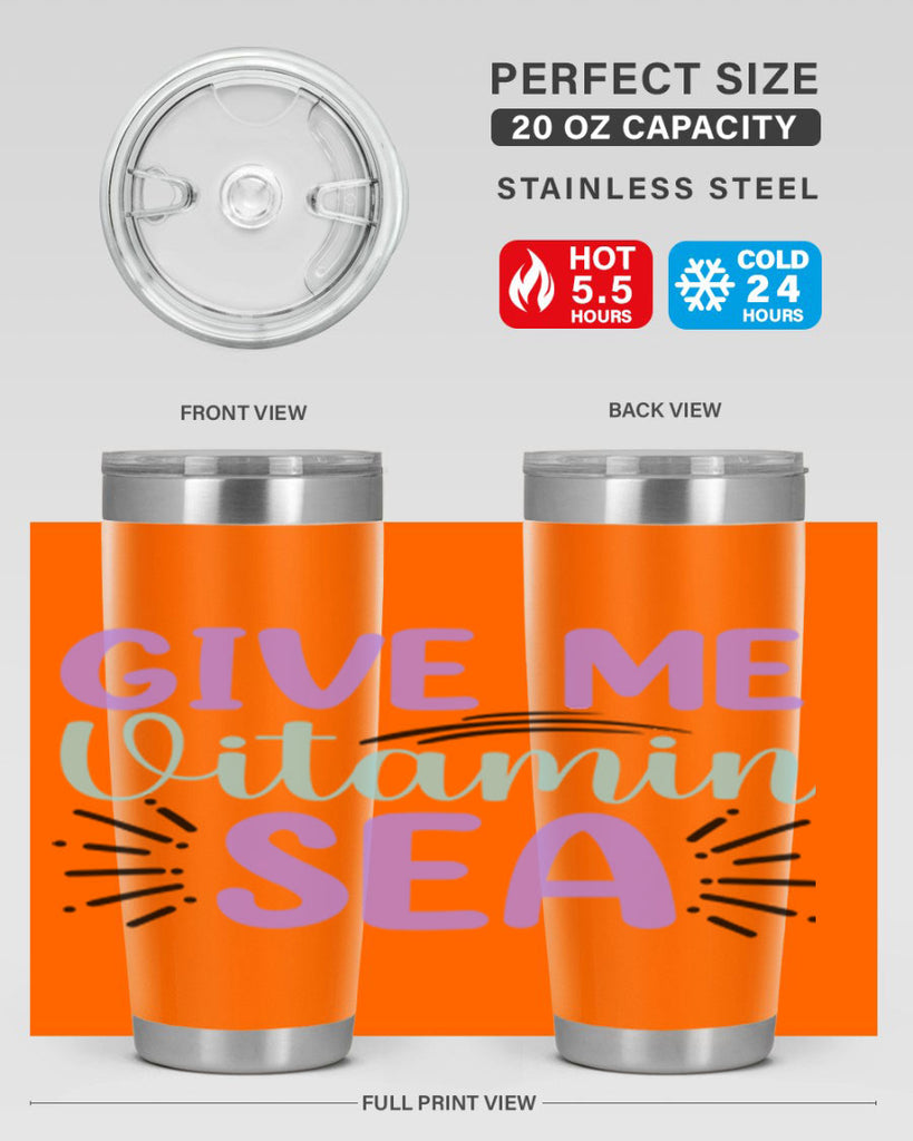 Give Me Vitamin Sea 189#- mermaid- Tumbler