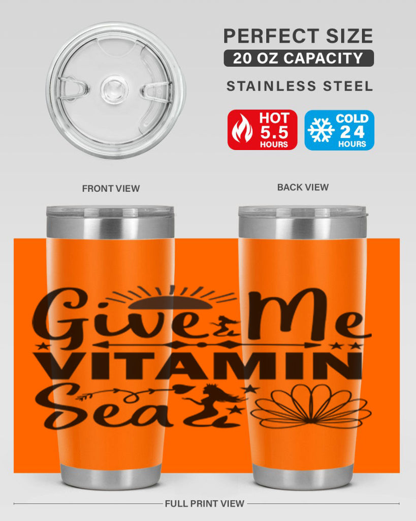 Give Me Vitamin Sea 194#- mermaid- Tumbler