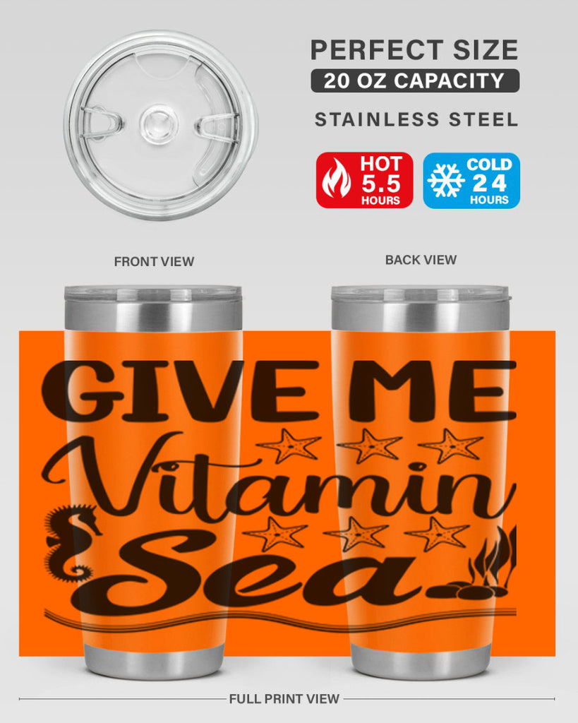 Give me vitamin sea 193#- mermaid- Tumbler