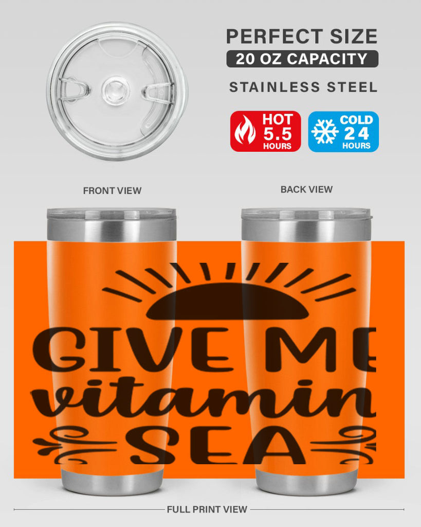 Give me vitamin sea 195#- mermaid- Tumbler