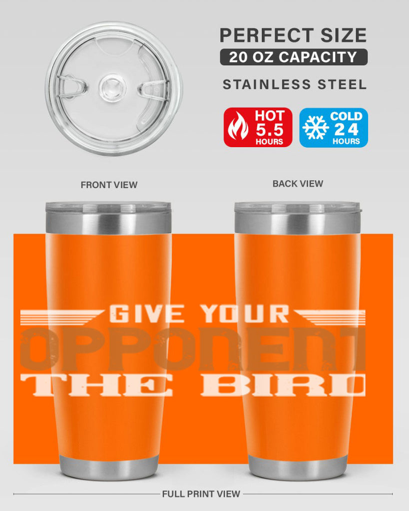 Give your opponent the bird 2268#- badminton- Tumbler