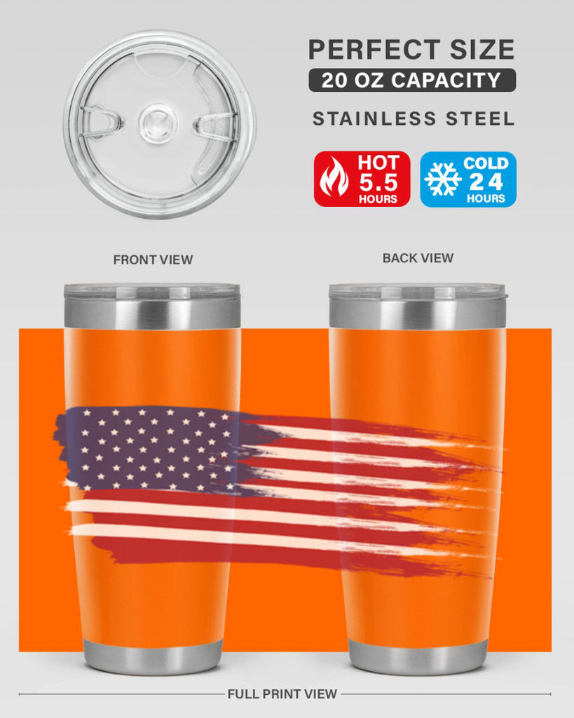 Grunge Flag 54#- Us Flags- Tumbler