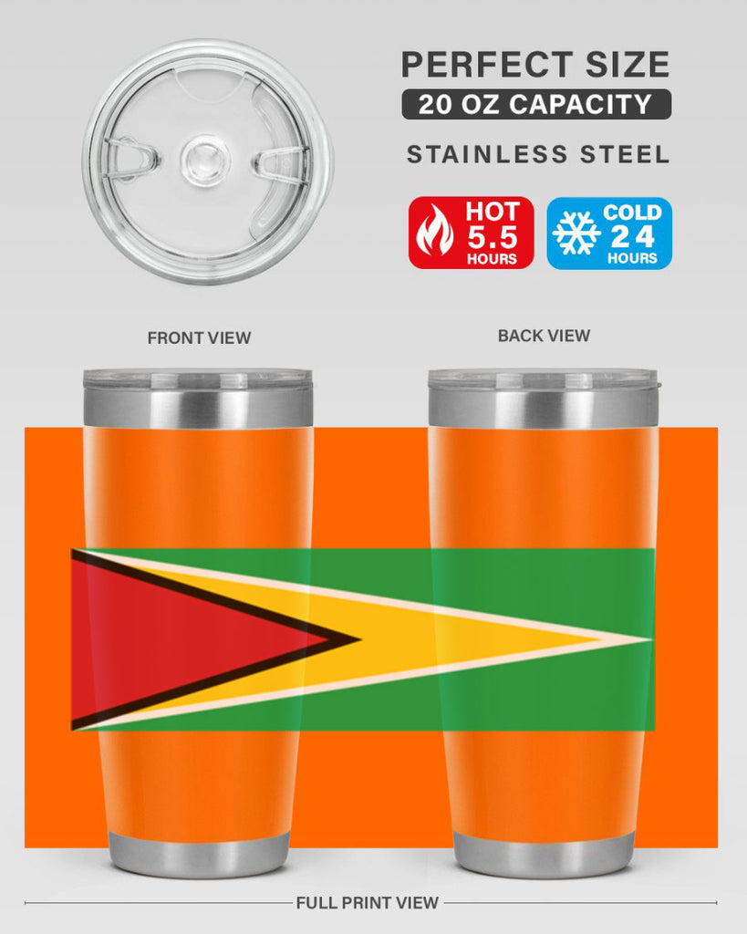 Guyana 126#- world flags- Tumbler