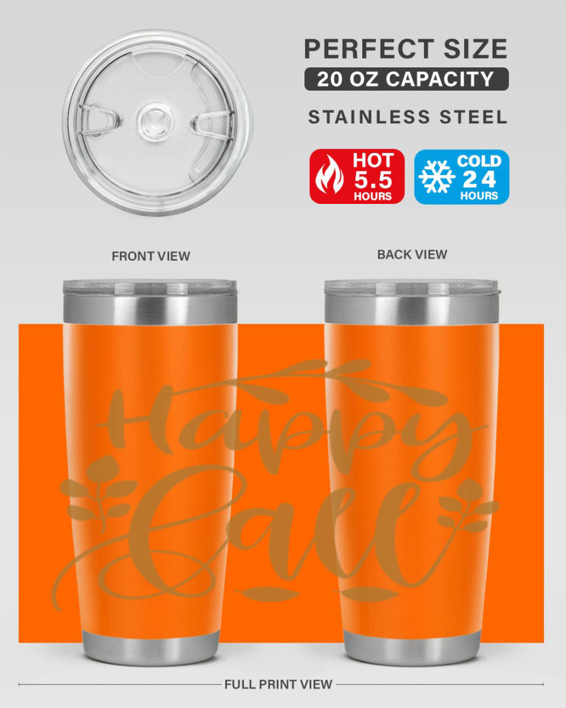 Happy Fall 236#- fall- Tumbler
