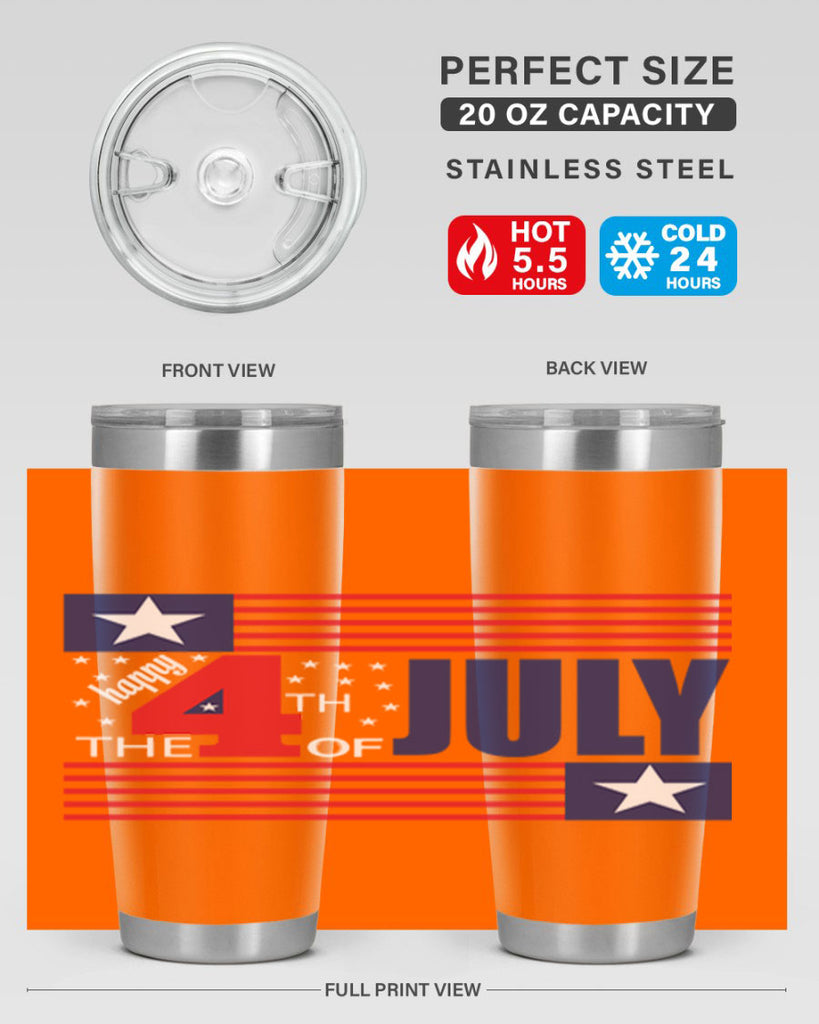 Happy th july Style 100#- Fourt Of July- Tumbler