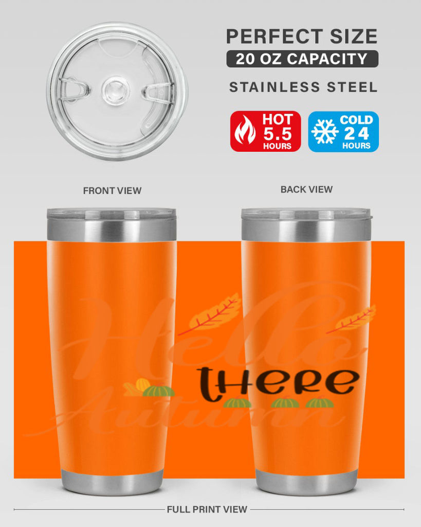 Hello There Autumn 297#- fall- Tumbler