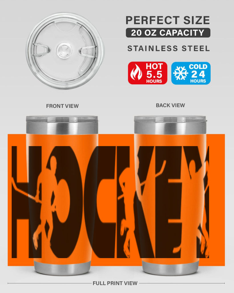 Hockey 1184#- hockey- Tumbler