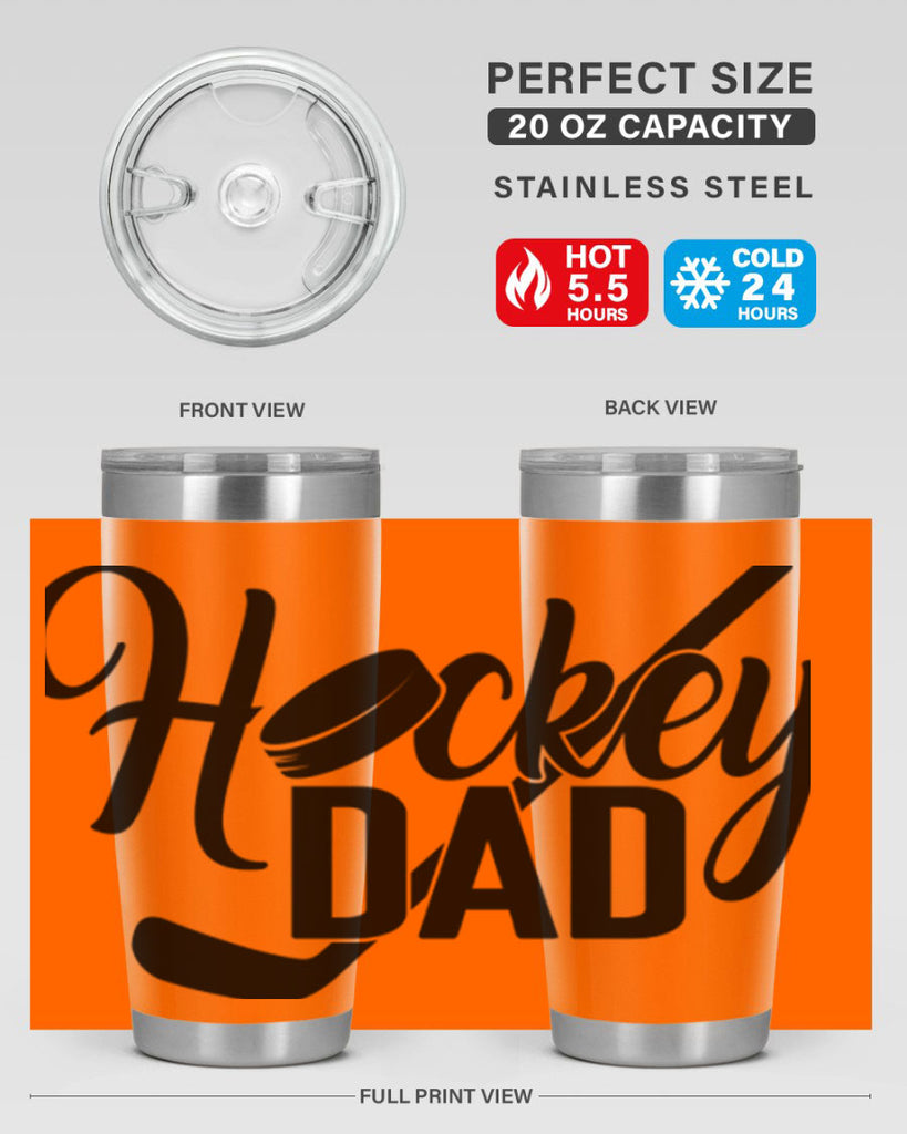 Hockey dad 1188#- hockey- Tumbler