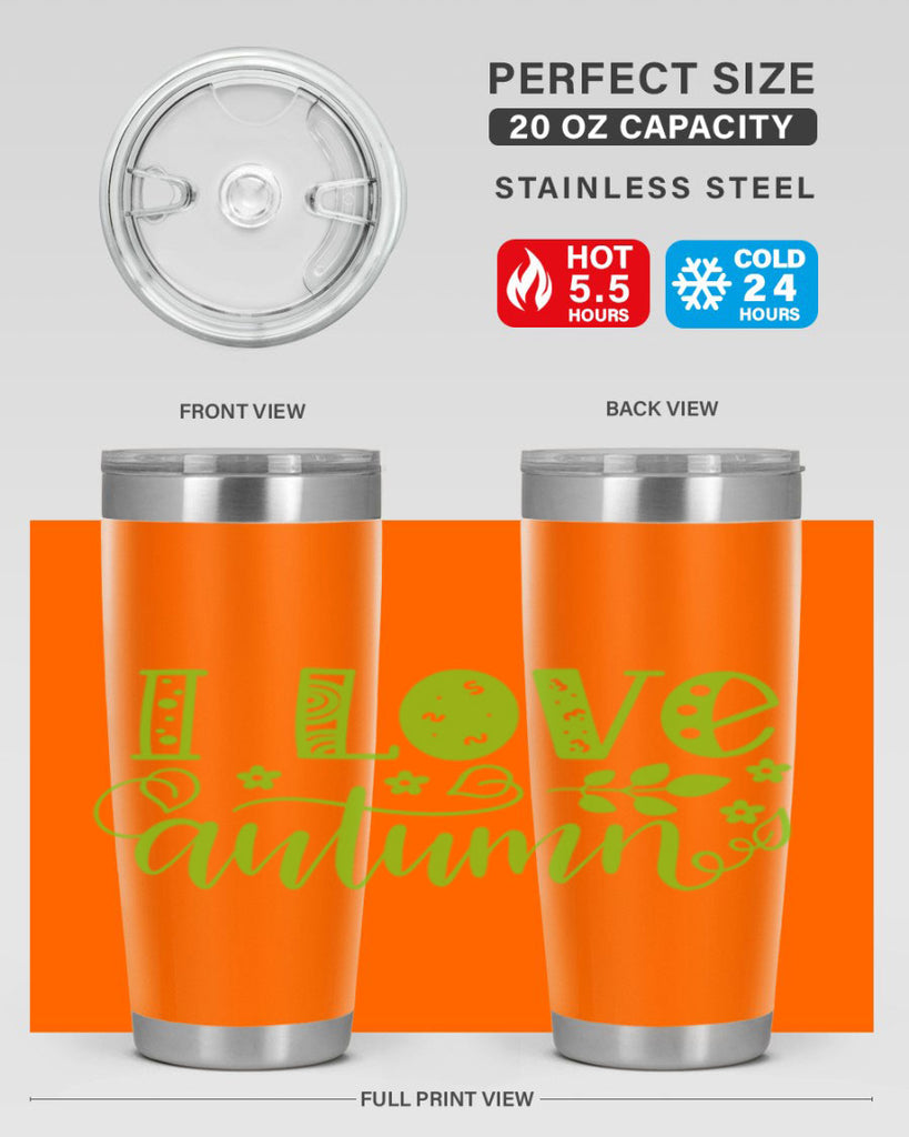 I Love Autumn 325#- fall- Tumbler