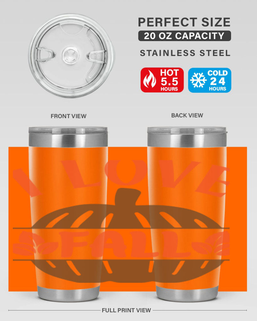I Love Fall 337#- fall- Tumbler
