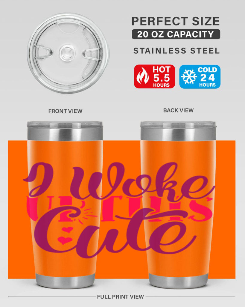 I Workup This Cute Style 243#- baby- tumbler