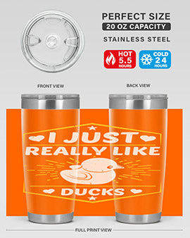 I just really like ducks Style 43#- duck- Tumbler