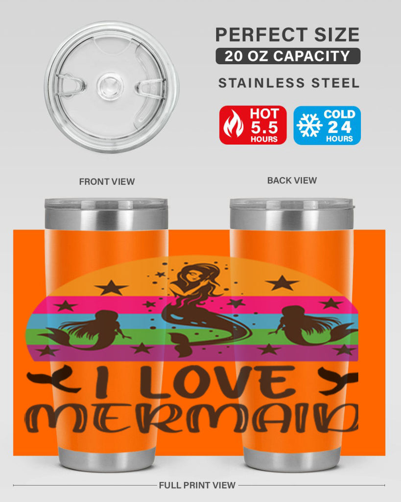 I love mermaid 230#- mermaid- Tumbler