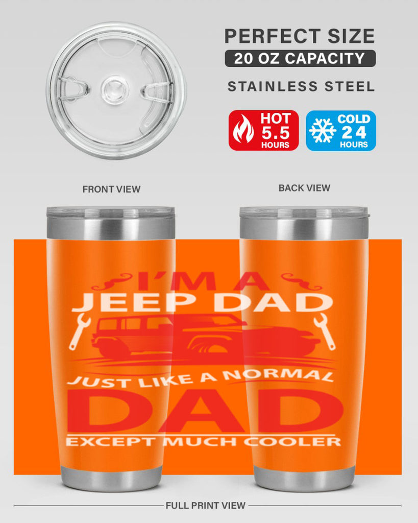 IM AJEEP DAD 51#- dad- Tumbler