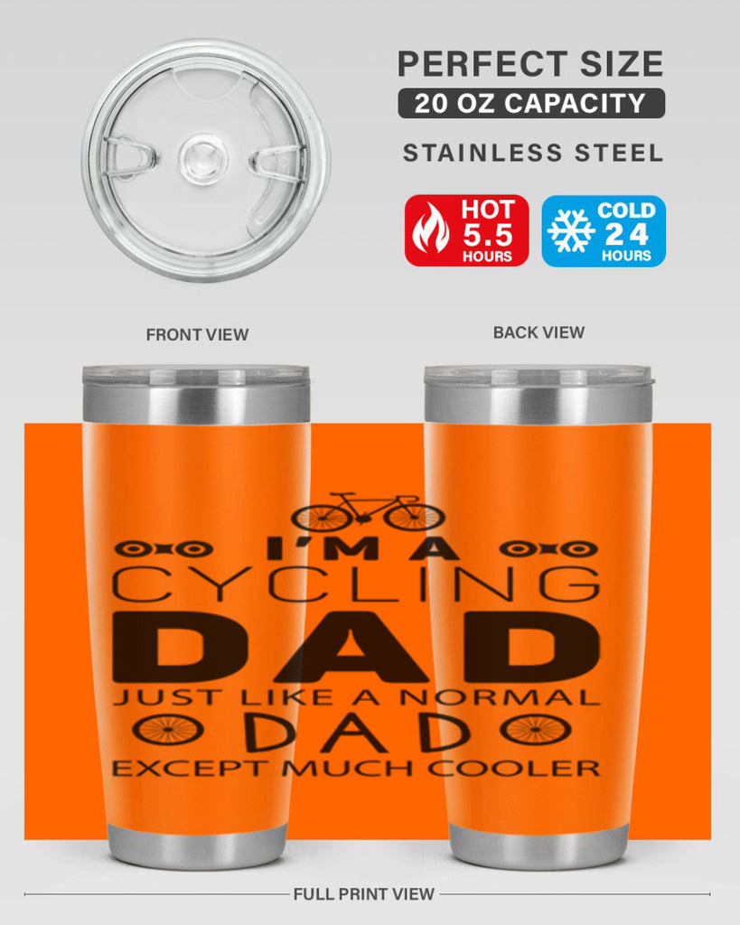 Im A Cycling Dad 4#- dad- Tumbler