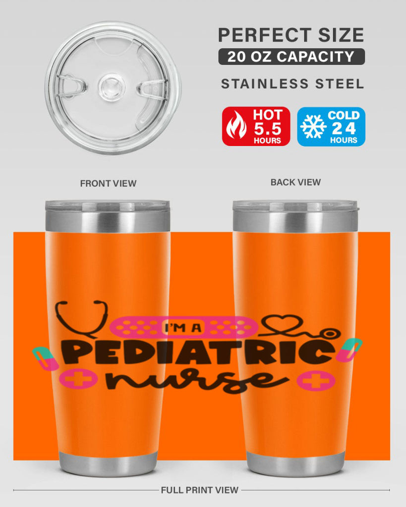 Im A Pediatric Nurse Style Style 154#- nurse- tumbler
