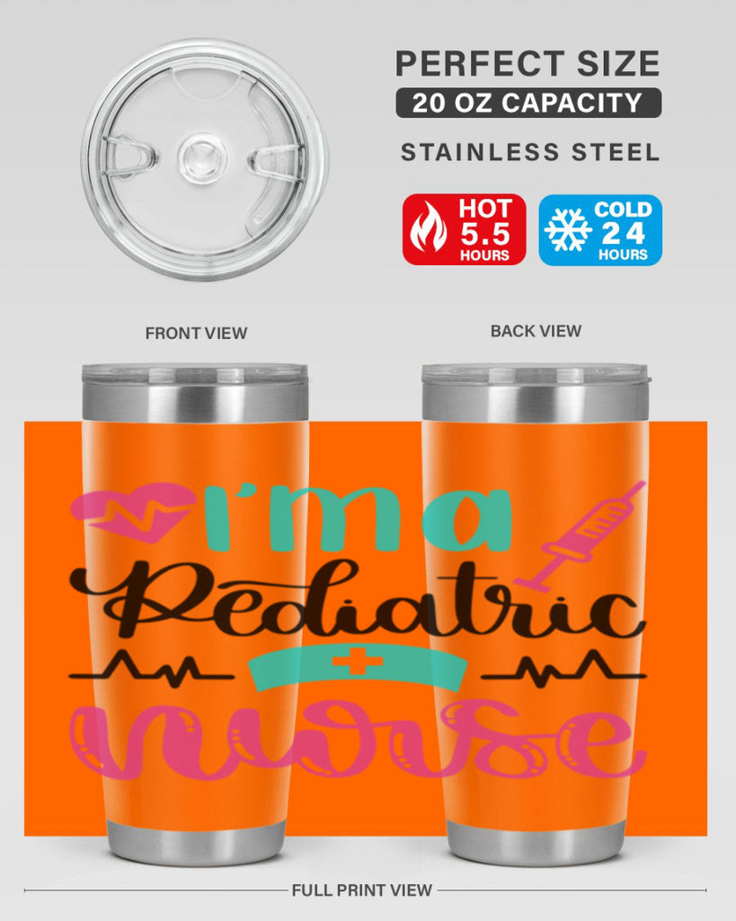 Im A Pediatric Nurse Style Style 155#- nurse- tumbler