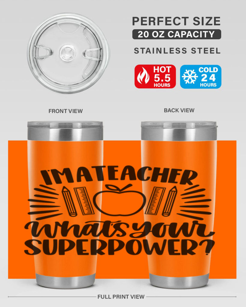 Im A Teacher Whats Your Style 72#- teacher- tumbler