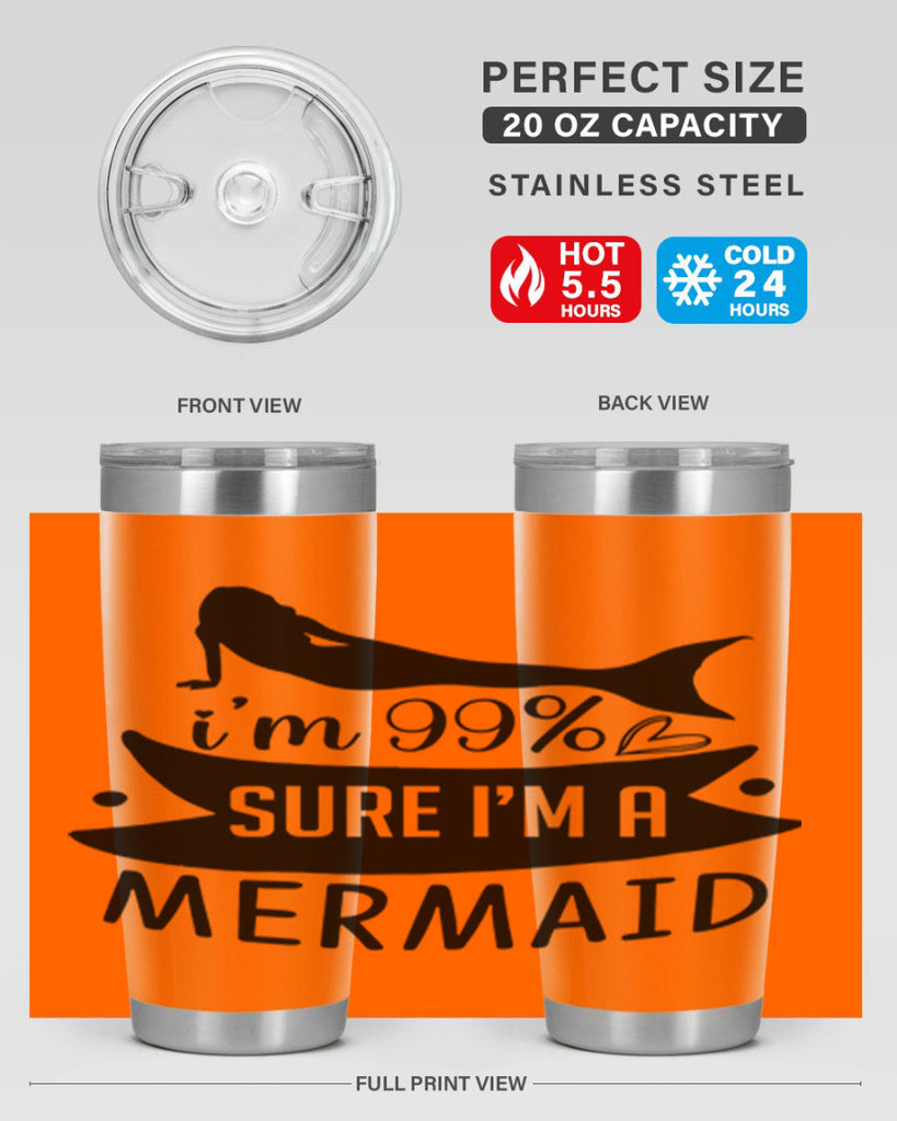 Im sure im a 248#- mermaid- Tumbler