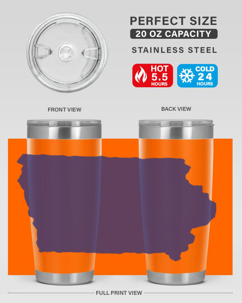 Iowa 36#- stateflags- Tumbler