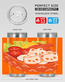 Kawaii Cat Boxed Lunch Anime Anime 266#- anime- Tumbler