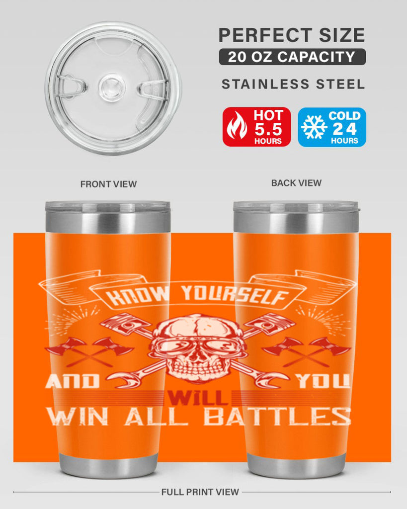 Know yourself and you will win all battles Style 25#- coaching- tumbler