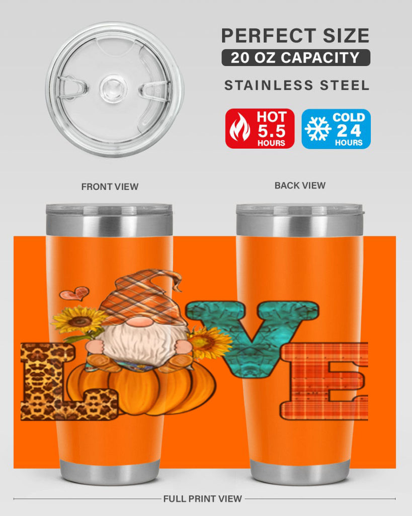 LOVEFallGnome 417#- fall- Tumbler