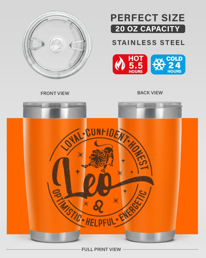 Leo 285#- zodiac- Tumbler