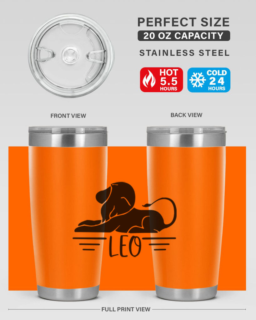 Leo 288#- zodiac- Tumbler