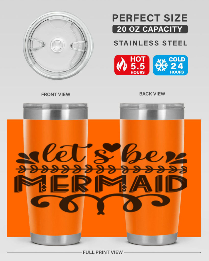 Lets be mermaid 291#- mermaid- Tumbler