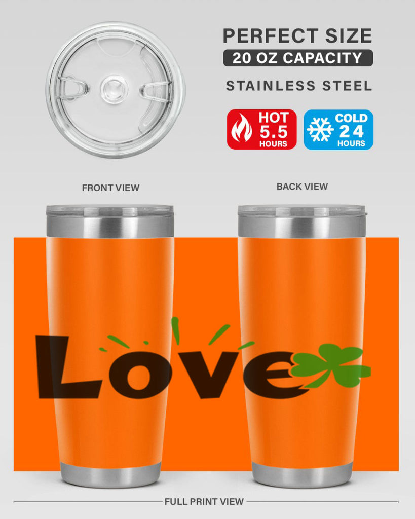 Love Style 152#- St Patricks Day- Tumbler