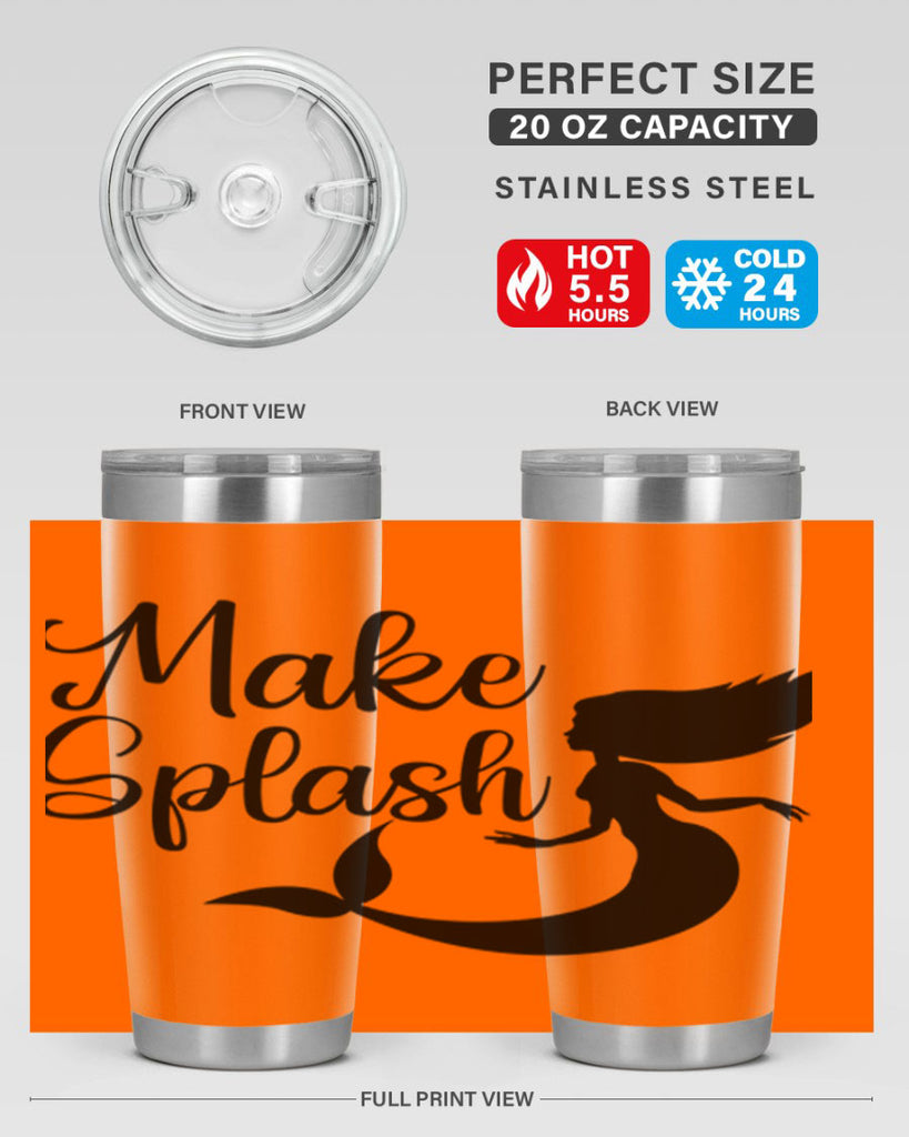 Make splash 316#- mermaid- Tumbler