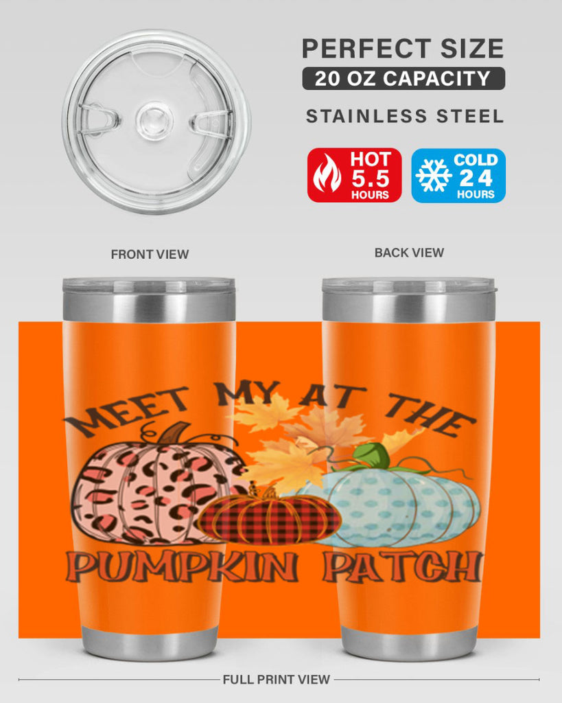 Meet My at the Pumpkin Patch 425#- fall- Tumbler