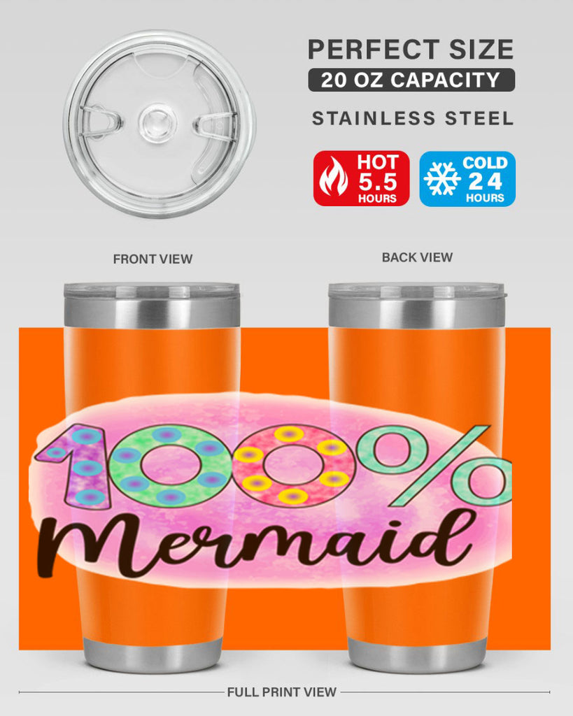 Mermaid 1#- mermaid- Tumbler