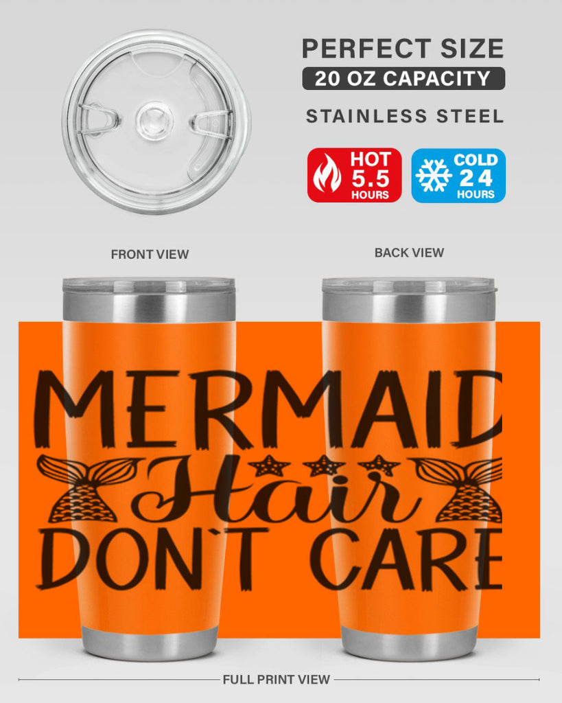 Mermaid Hair Dont Care 405#- mermaid- Tumbler