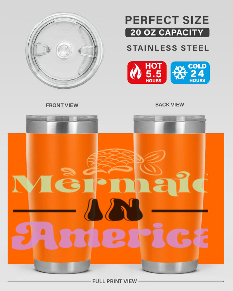 Mermaid In America 420#- mermaid- Tumbler