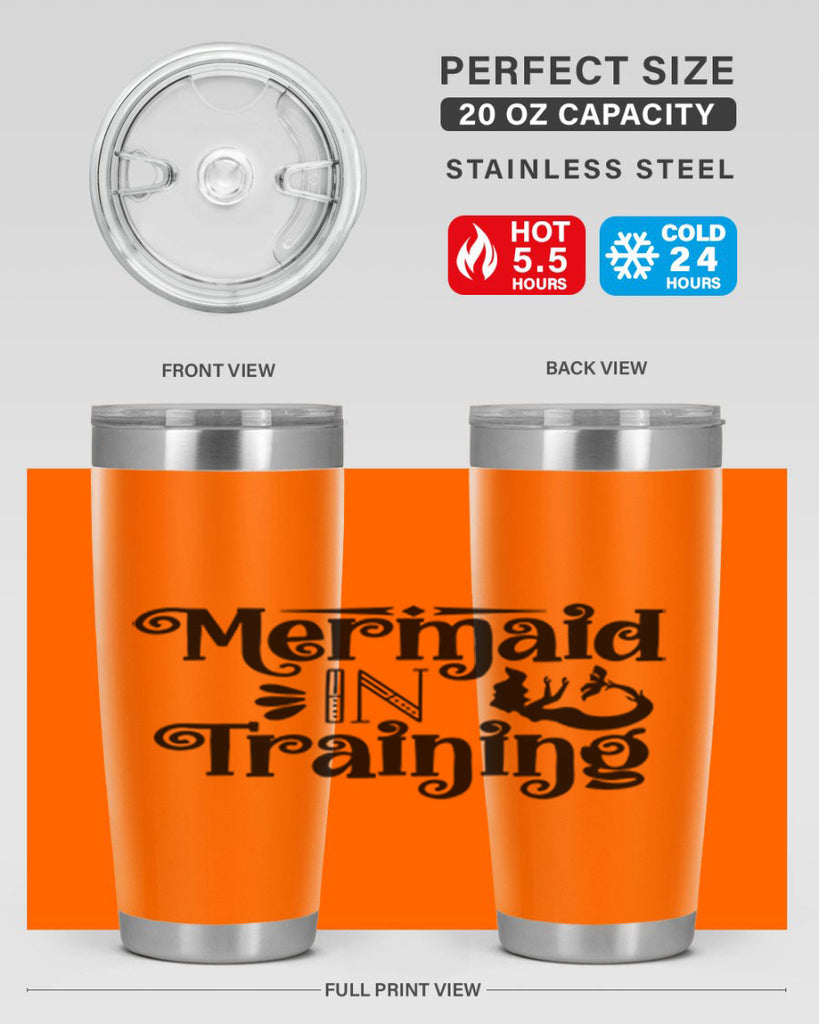 Mermaid In Training 364#- mermaid- Tumbler