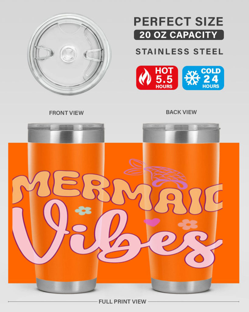 Mermaid Vibes 460#- mermaid- Tumbler